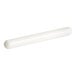 A white 9-inch polyethylene dowel rolling pin.