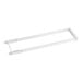A white rectangular Satco T8 U-bend LED light bulb with two long arms.