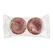 Individually wrapped White Toque lava cakes in a plastic bag.
