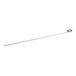 A long white pole with a metal handle.