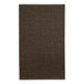 A brown rectangular menu cover with a black border.