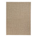 A close-up of a customizable mineral menu cover with a fabric surface.