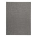 A white rectangular menu cover with a smoke grey border.