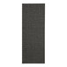 A grey rectangular fabric with black lines.