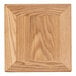 A square natural ash veneer indoor table top sample.