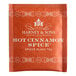 A package of 6 Harney & Sons Hot Cinnamon Spice Tea bags with white text.