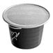 A black plastic container of 6 Lavazza Espresso Maestro Lungo coffee capsules with a silver and black lid.