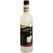 A close up of a DaVinci Gourmet Pina Colada Syrup bottle with a black cap.