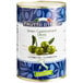 A Frutto d'Italia case of green Castelvetrano olives with a label.