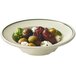 A GET Kingston melamine bowl filled with olives, tomatoes, and feta cheese.