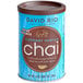 A blue case of 6 David Rio Elephant Vanilla Chai Tea Latte Mix.