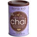 A case of 6 David Rio Orca Spice Sugar-Free Chai Tea Latte Mix containers with the David Rio logo.