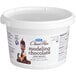 A white tub of Satin Ice Deep Brown Modeling Chocolate.