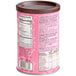 A pink can of David Rio Flamingo Vanilla Decaf Sugar-Free Chai Tea Latte Mix with a label on it.