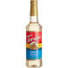 A Torani French Vanilla flavoring syrup plastic bottle with a label.