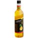 A close up of a DaVinci Gourmet Classic Pineapple Flavoring Syrup bottle.