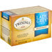 A box of Twinings Lady Grey Decaffeinated Tea Bags on a white background.