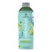 A bottle of Smartfruit Restore kiwi, mint, and lemongrass refresher concentrate with a white label.