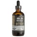 An 18.21 Japanese Chili & Lime Bitters bottle on a table.