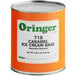 A white #10 can of Oringer Caramel Hard Serve Ice Cream Base.