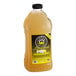 A plastic bottle of yellow Lotus Plant Energy Lemonade concentrate with a yellow label.