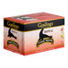 A case of Goslings Finest Tropical Tonic Water cans on a counter.