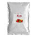 A white plastic bag of Fanale Egg Pudding Powder Mix with a label.