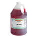 A gallon jug of Hawaiian Shaved Ice Tiger's Blood snow cone syrup with a white cap and label.