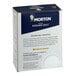 A case of 12 Morton Coarse Kosher Salt boxes with white labels.
