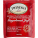 A red and white box of 20 Twinings Gingerbread Joy tea bags.