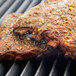 Regal Savory Grill Seasoning being used to season meat on a grill.