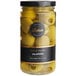 A yellow jar of Belosa Jalapeno Stuffed Queen Olives.