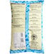 A white bag of The Frozen Bean Caramel Latte Blended Ice Coffee Mix with blue and white labels and instructions.