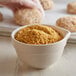A close up of a bowl of J.O. Crab Cake Mix on a table.