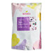 A white bag of Bossen Taro Snow Ice Powder with purple and yellow flowers and white text.