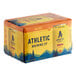 A case of Athletic Brewing Co. Upside Dawn non-alcoholic beer cans.