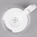 A Proctor Silex white plastic lid with a white handle.