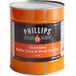 A white #10 can of Phillips Chocolate Ice Cream Cone Dip and Fruit Coating.