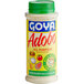 A case of 12 Goya Adobo All-Purpose Seasoning bottles.