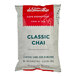 A white bag with a red label that reads "Dr. Smoothie Cafe Essentials Classic Chai Beverage Mix"