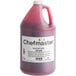 A white jug of Chefmaster Rose Pink Liqua-Gel Food Coloring with a white label.