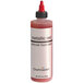 A red Chefmaster Metallic Red airbrush paint bottle.