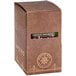 A brown David Rio box with a label for Tortoise Green Tea Chai Latte inside.