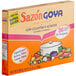 A white box of 15 Goya Sazon seasoning packets.