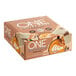 A box of ONE Coffee Shop Vanilla Latte Protein Bars on a white background.