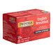 A red box of 6 Twinings English Breakfast Extra Strong tea bags.