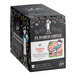 A black box of Ellis Mezzaroma Pumpkin Spice Coffee Single Serve Cups with white and black designs on the box.