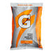 A bag of orange and white Gatorade sports drink powder.