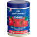 A blue and white can of Fabbri Delipaste Strawberry Flavoring with a picture of strawberries on the label.
