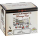 A white Caffe de Aroma box of 12 Earl Grey single serve tea cups with a picture on it.